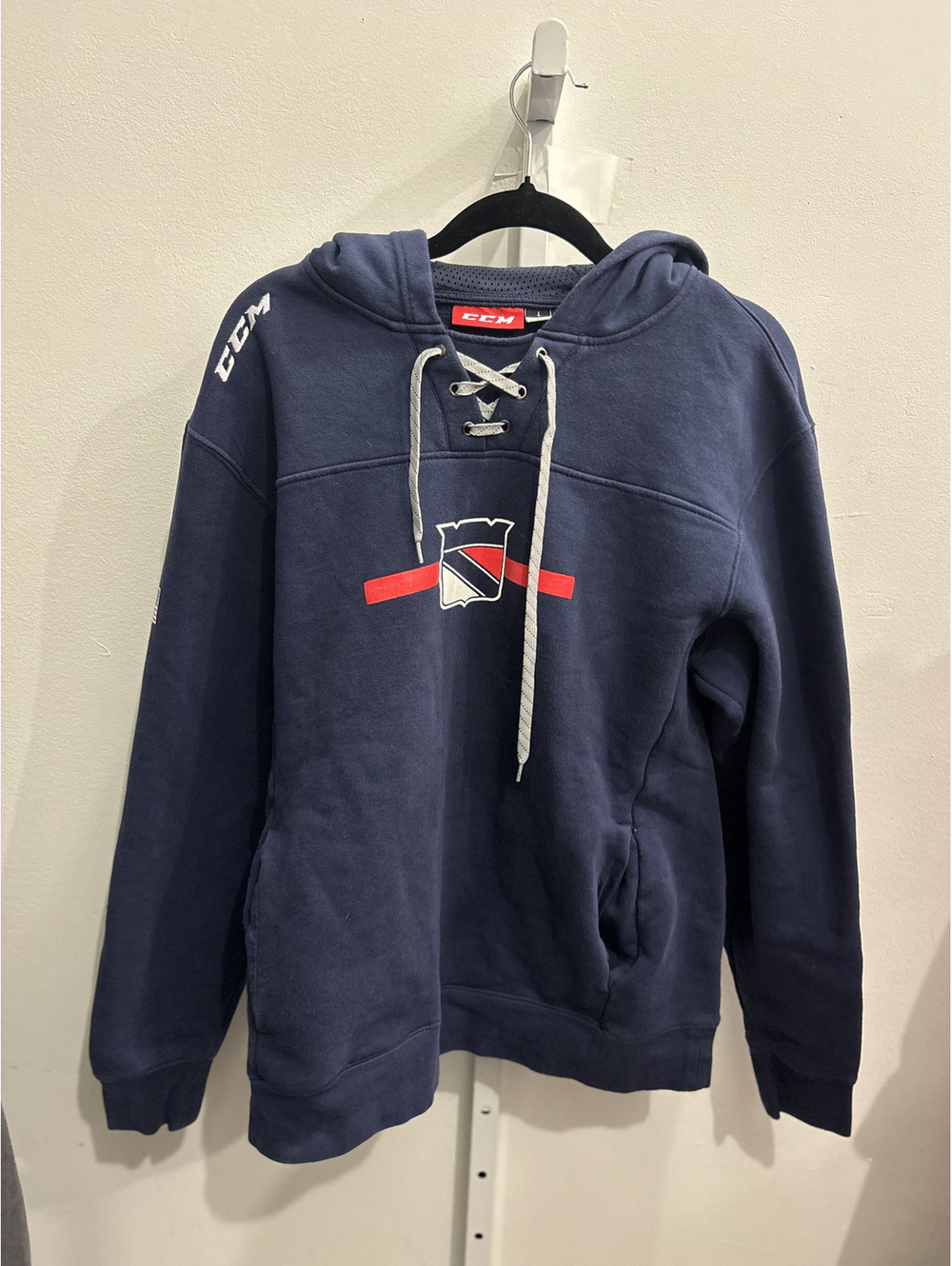 CCM Navy Blue Hockey Style Hoodie